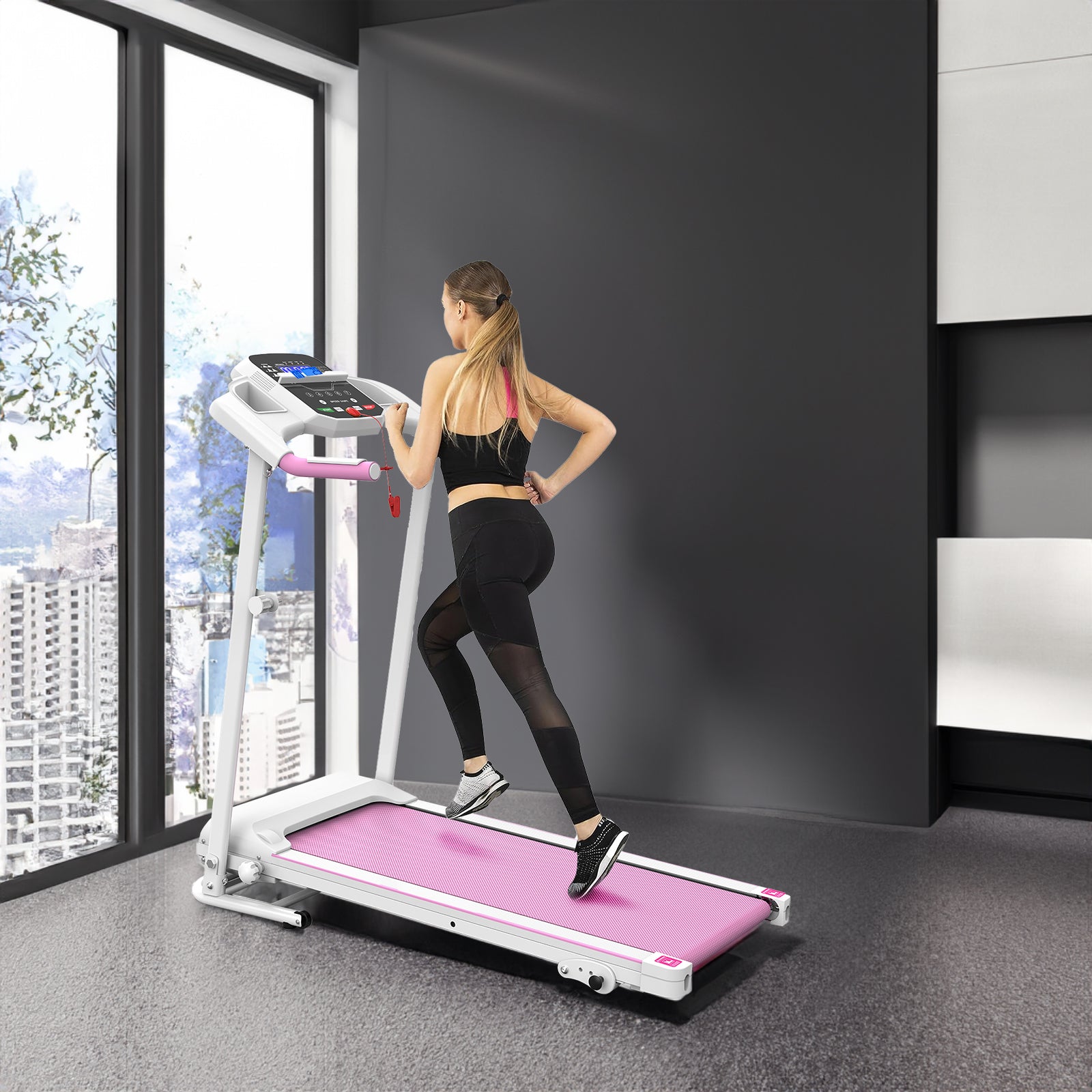 Foldable Treadmill 2.5HP Electric Folding Treadmill Running Walking Machine for Home Gym, Max 265 LBS Weight Capacity eprolo