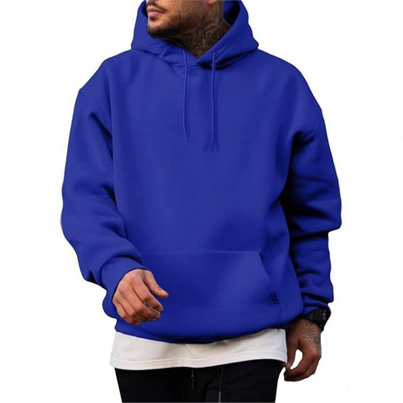 Thick Hoodie Solid Color Hoodie Men's Set Sweatshirt eprolo
