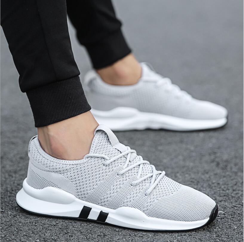Men's Shoes Lightweight Sports Shoes Breathable Non-slip Casual Shoes Adult Shoes Zapatillas Hombre Black eprolo