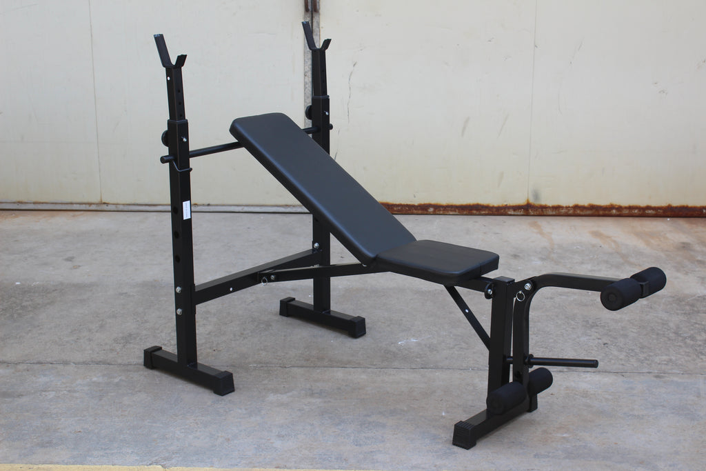 Olympic Weight Bench Bench Press Set with Squat Rack and Bench for Home Gym Full-Body Workout eprolo