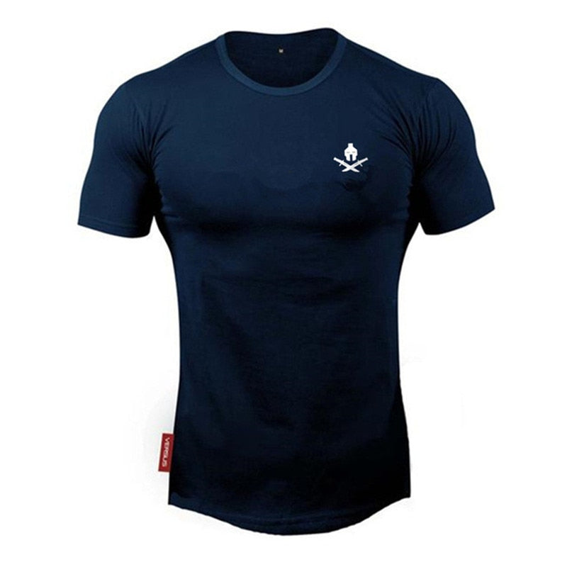 New brand Clothing fitness Running t shirt men O-neck t-shirt cotton bodybuilding Sport shirts tops gym men t shirt eprolo