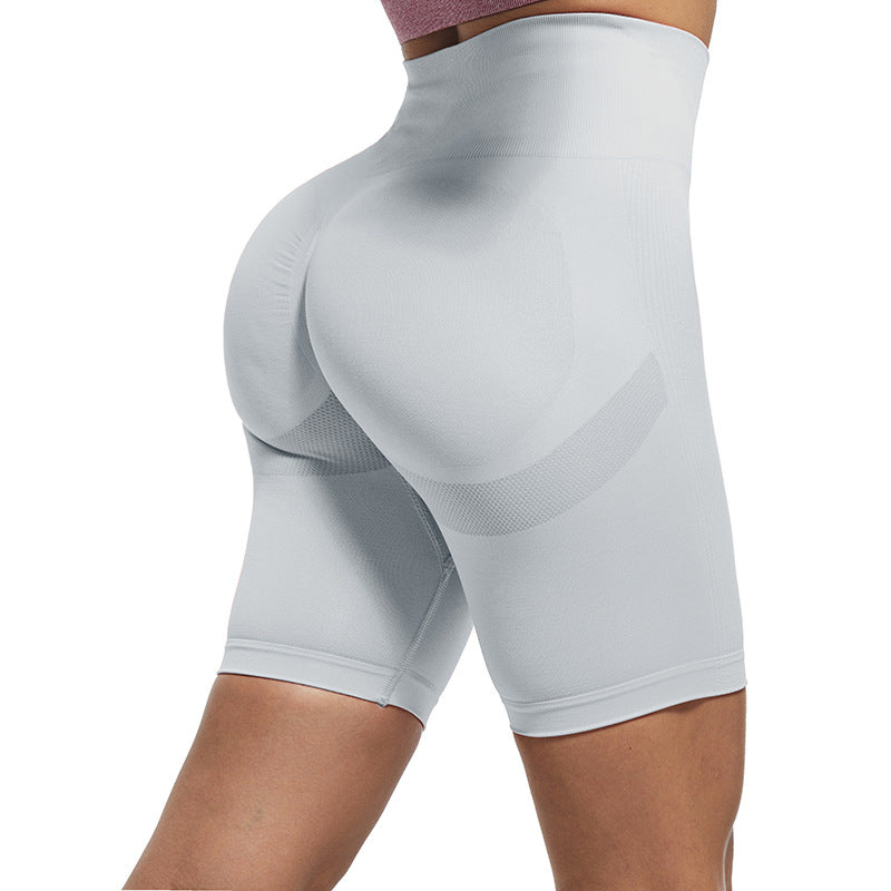 Yoga Pants High Waist Jacquard Sports Pants Women's Quick-Drying Clothes Running Fitness Five-Point Leggings eprolo