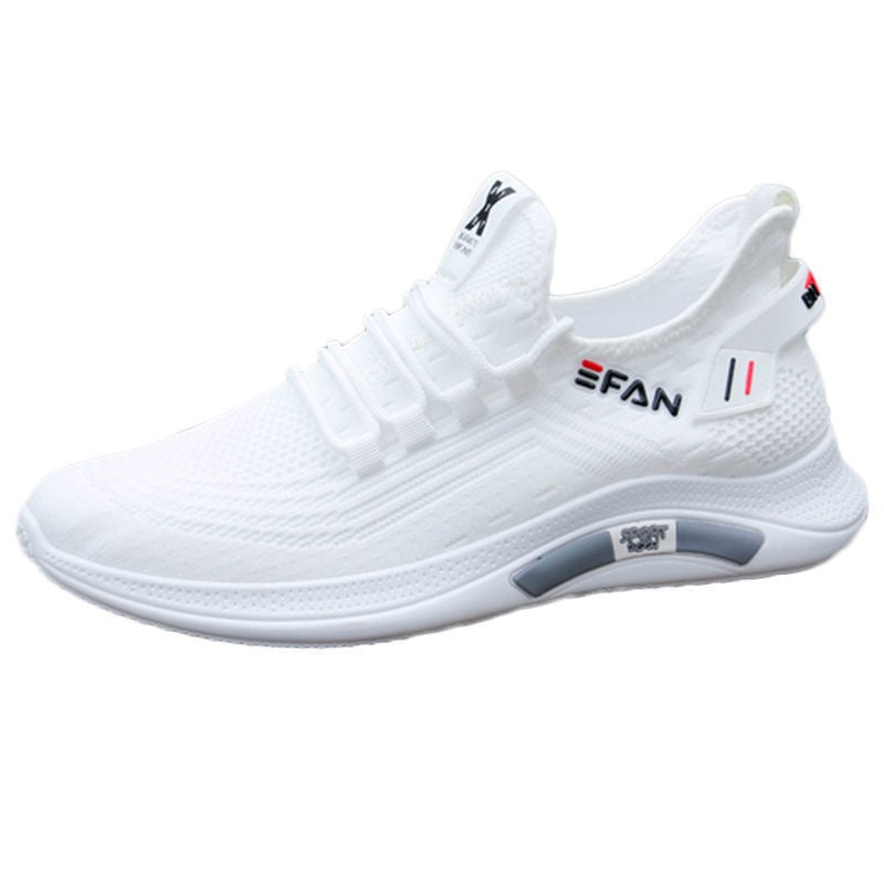 New breathable mesh shoes, trendy and versatile men's small white shoes, casual and lightweight soft soled sports shoes eprolo