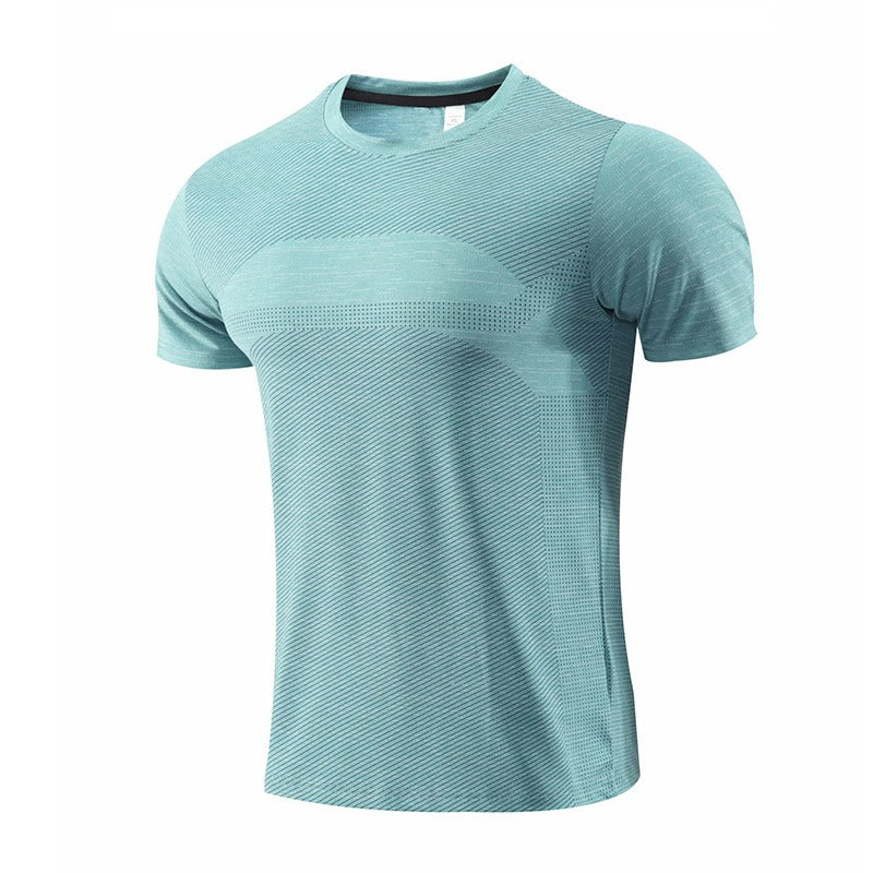 Men's short sleeved sports T-shirt, quick drying clothes, summer running clothes, fitness clothes eprolo