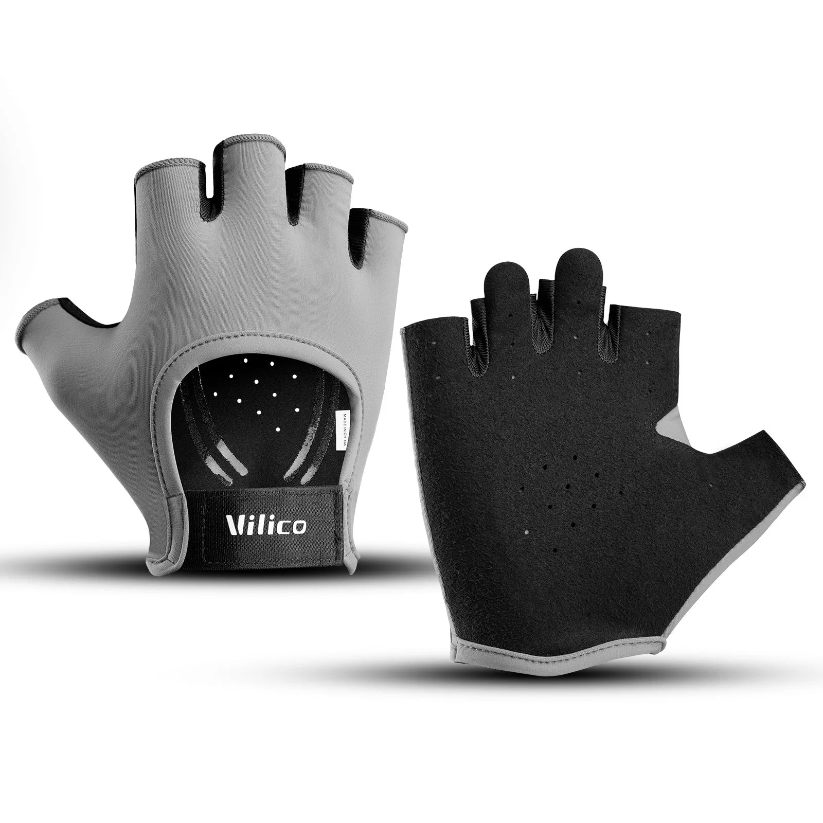 Fitness yoga gloves with half finger iron rubbing anti slip wear-resistant and anti cocoon gloves eprolo