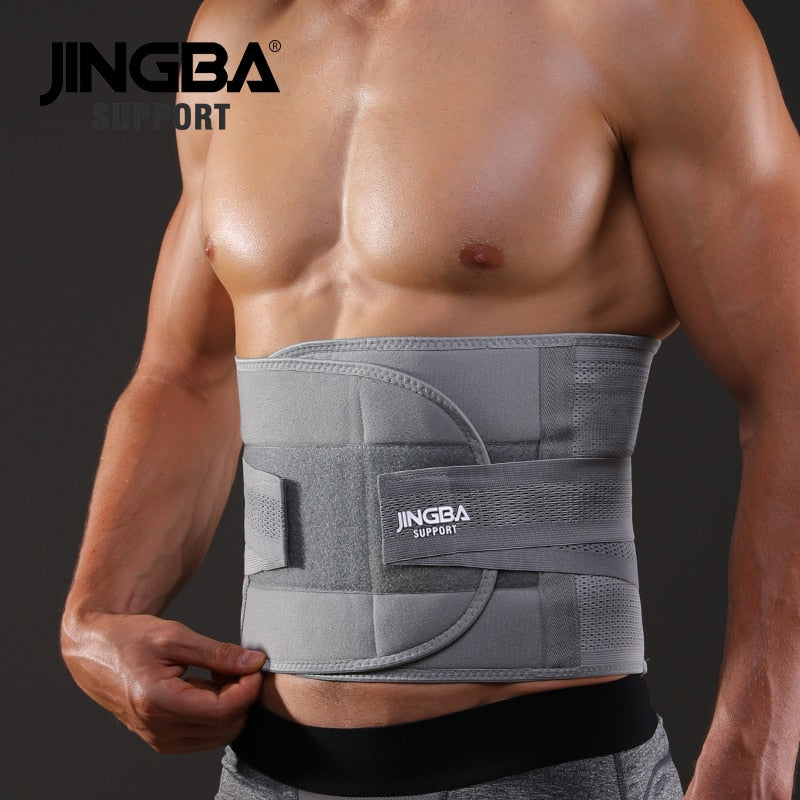 JINGBA SUPPORT fitness sports waist back support belts sweat belt trainer trimmer musculation abdominale Sports Safety factory eprolo