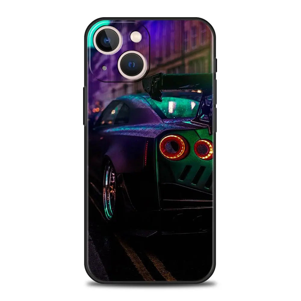 Suitable for iPhone 15 Japanese blue red JDM sports car phone case eprolo