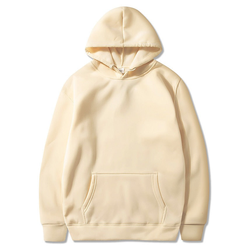 New style sweatshirt with plush hoodie, sports and leisure jacket, autumn and winter men's top, can be printed with logo eprolo