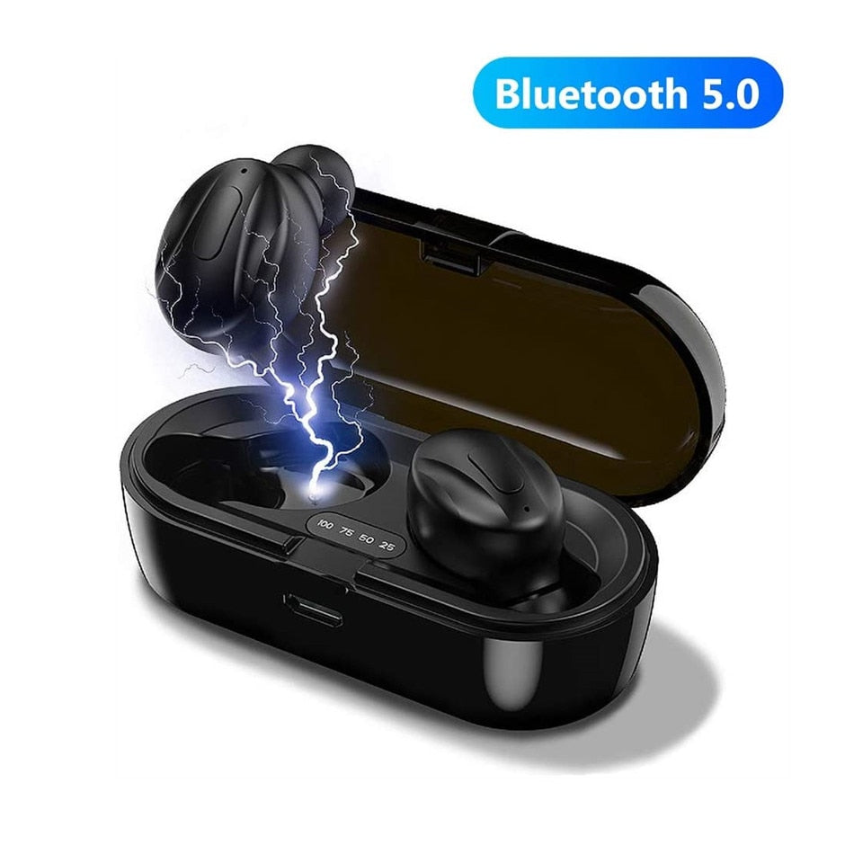 Bluetooth V5.0 Earphones TWS True Wireless Headphones In-Ear Earbuds Waterproof Mini Headsets HiFI Stereo Sports Earpiece eprolo