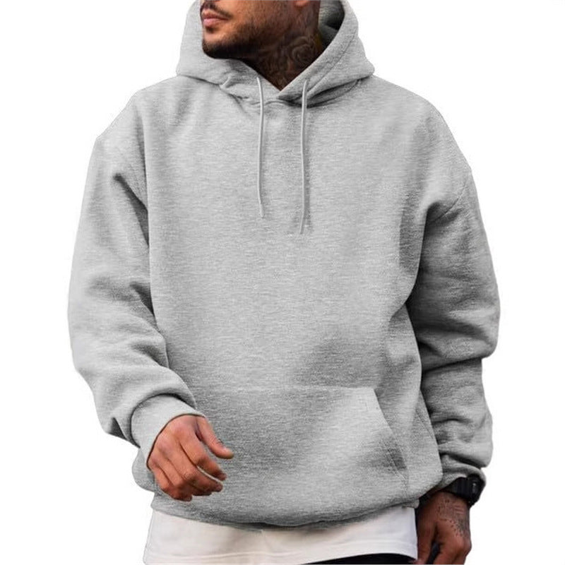 Thick Hoodie Solid Color Hoodie Men's Set Sweatshirt eprolo