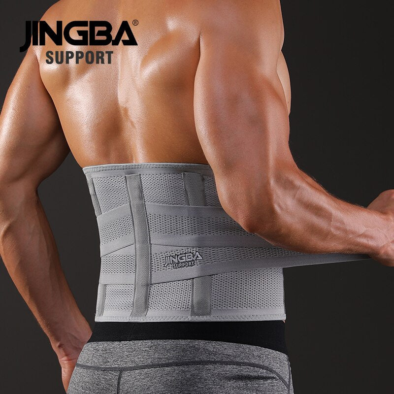 JINGBA SUPPORT fitness sports waist back support belts sweat belt trainer trimmer musculation abdominale Sports Safety factory eprolo