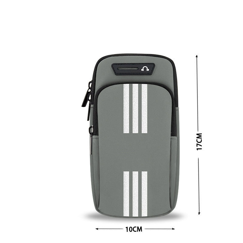 Sports Running Mobile Arm Bag Women's Fitness Wrist Bag Breathable Arm Strap Outdoor Cycling Fitness Arm Cover Men's Handbag eprolo
