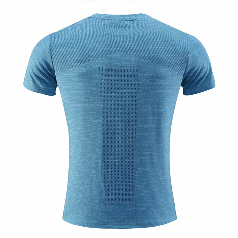 Men's short sleeved sports T-shirt, quick drying clothes, summer running clothes, fitness clothes eprolo