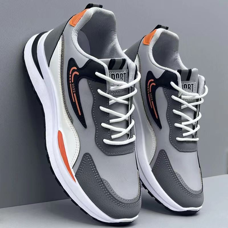 New Large Men's Shoes Sports Casual Shoes Mesh Breathable Shoes Black Men's Shoes eprolo