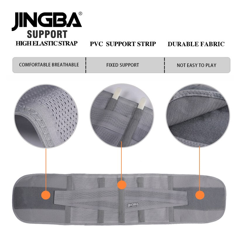 JINGBA SUPPORT fitness sports waist back support belts sweat belt trainer trimmer musculation abdominale Sports Safety factory eprolo