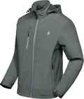 Men’S Softshell Jacket with Removable Hood, Fleece Lined