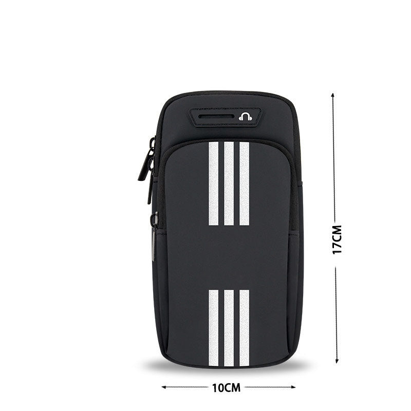 Sports Running Mobile Arm Bag Women's Fitness Wrist Bag Breathable Arm Strap Outdoor Cycling Fitness Arm Cover Men's Handbag eprolo