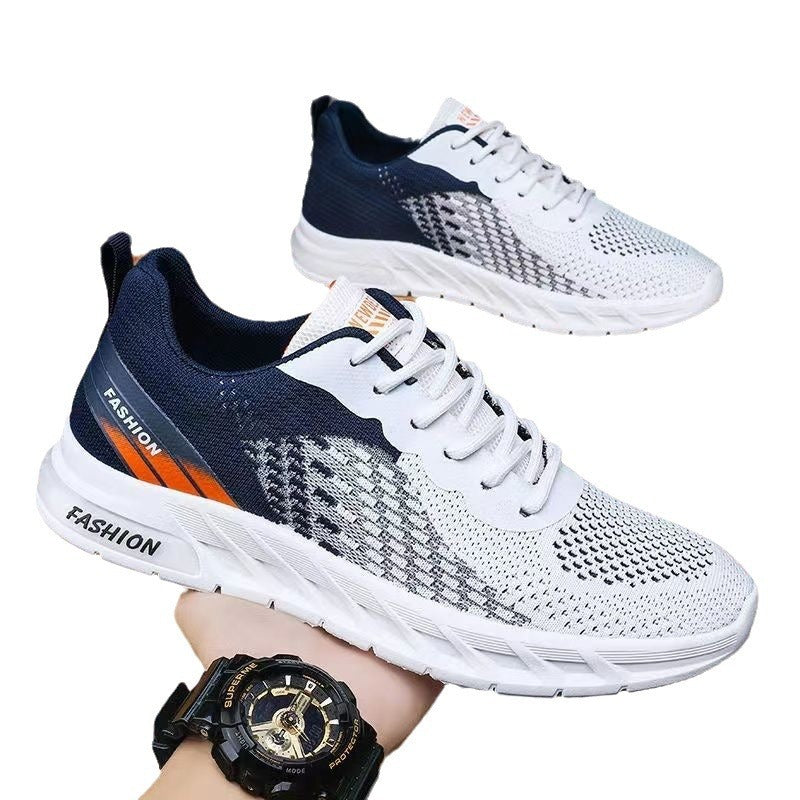 Men's shoes, new summer sports and leisure shoes, breathable and odor resistant mesh shoes, trendy and versatile running shoes eprolo