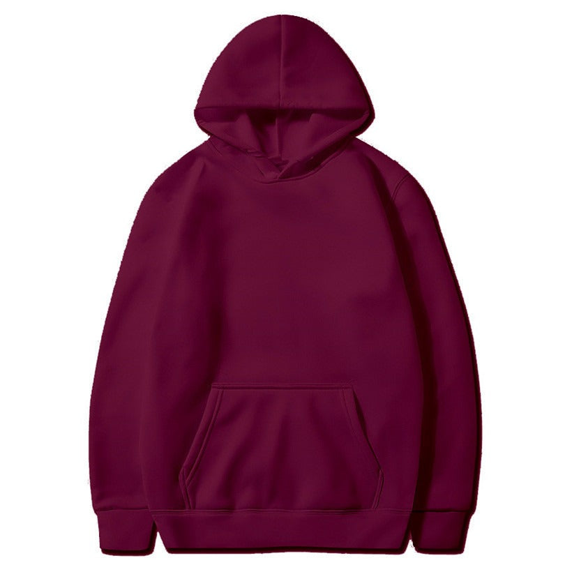 New style sweatshirt with plush hoodie, sports and leisure jacket, autumn and winter men's top, can be printed with logo eprolo