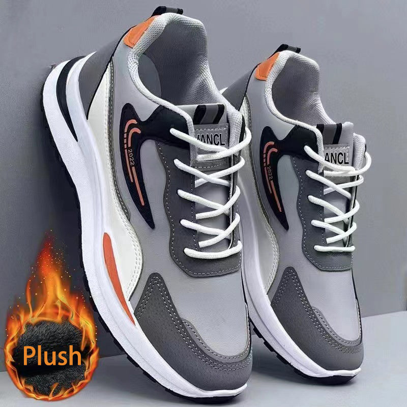New Large Men's Shoes Sports Casual Shoes Mesh Breathable Shoes Black Men's Shoes eprolo