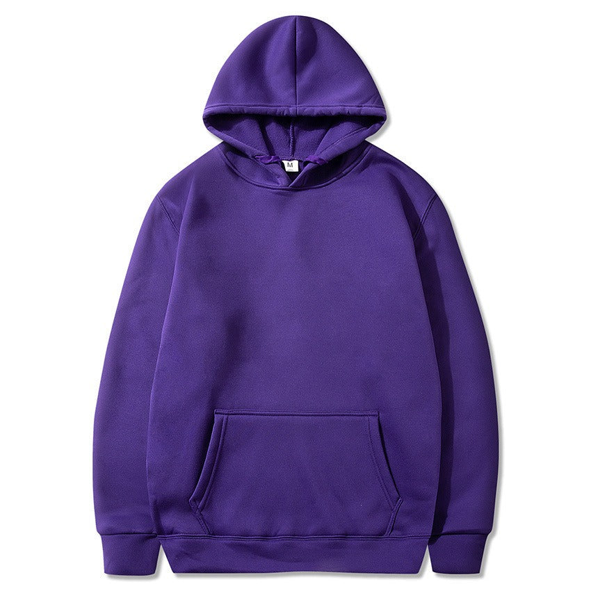 New style sweatshirt with plush hoodie, sports and leisure jacket, autumn and winter men's top, can be printed with logo eprolo
