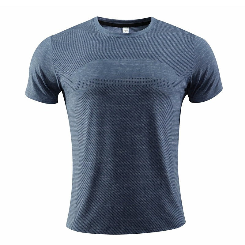 Men's short sleeved sports T-shirt, quick drying clothes, summer running clothes, fitness clothes eprolo