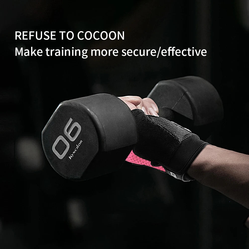 Outdoor sports fitness gloves anti slip and wear-resistant silicone half finger exposed riding gloves eprolo