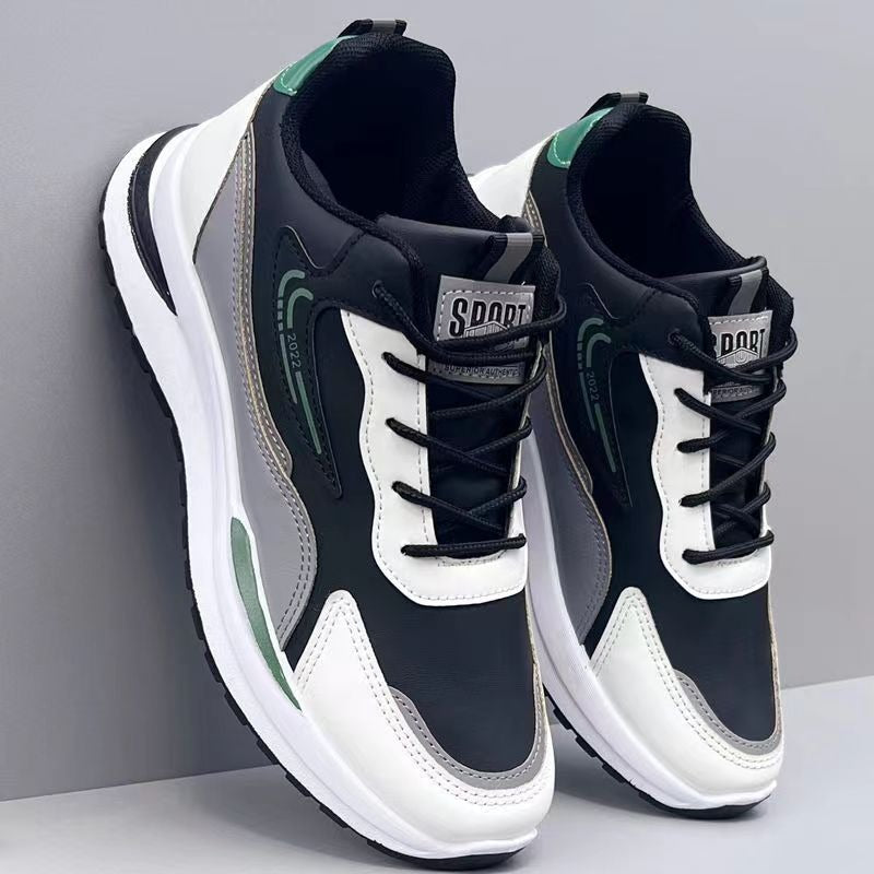 New Large Men's Shoes Sports Casual Shoes Mesh Breathable Shoes Black Men's Shoes eprolo