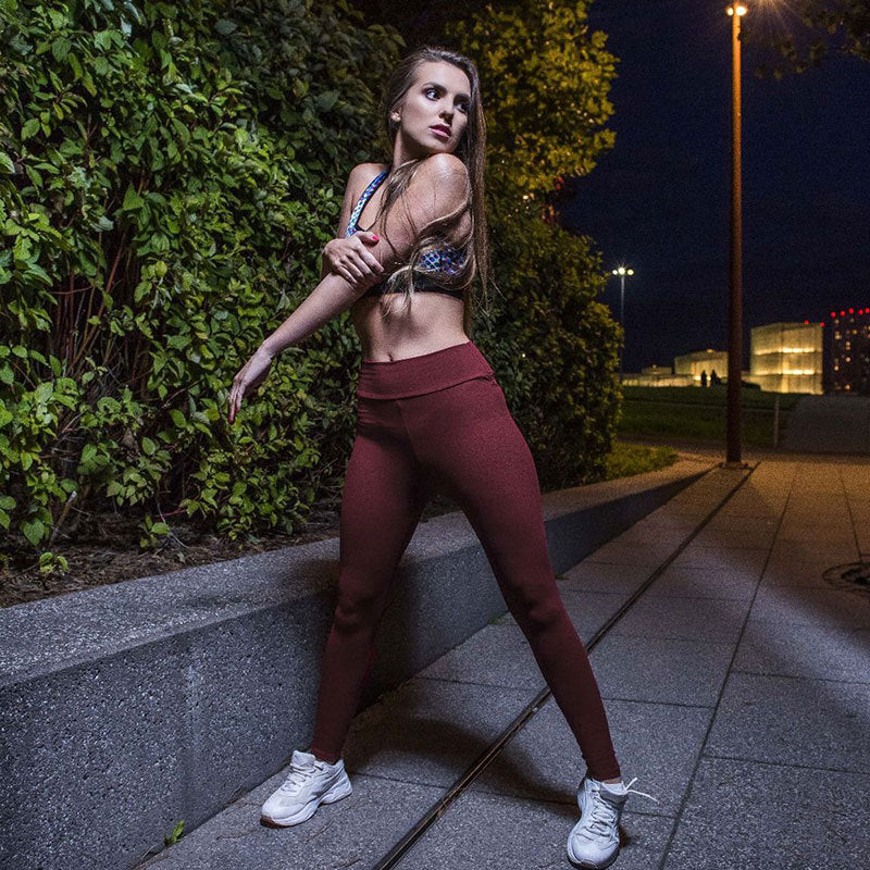 Yoga Pants Tight Fitting Cycling Pants High Waist Buttocks Leggings Outer Wear Women's Sports Pants eprolo