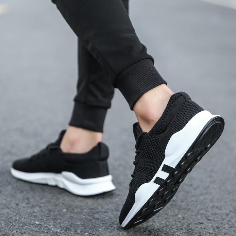 Men's Shoes Lightweight Sports Shoes Breathable Non-slip Casual Shoes Adult Shoes Zapatillas Hombre Black eprolo