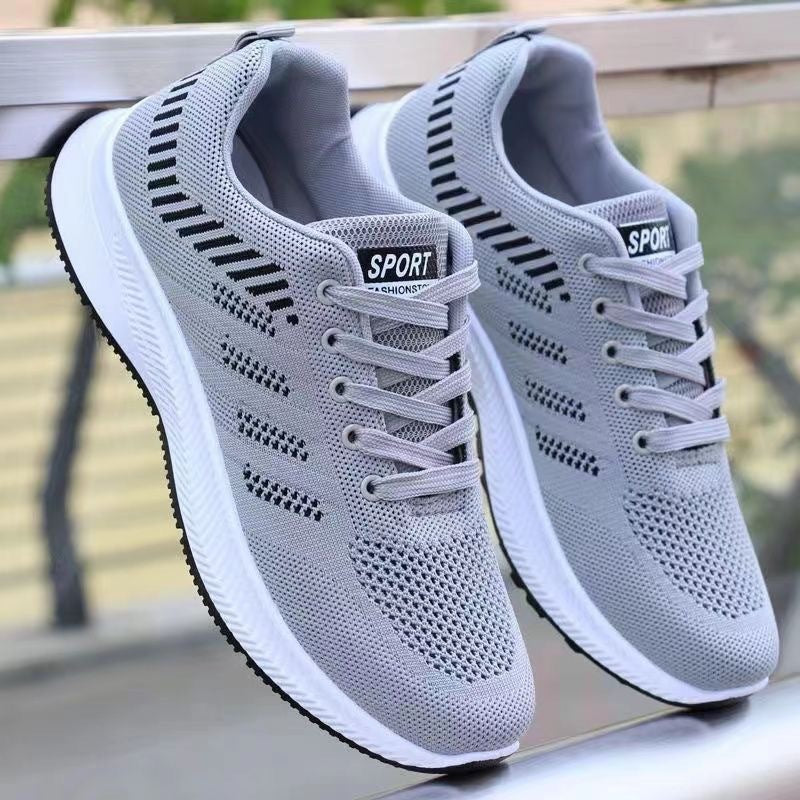 Men's soft soled comfortable running casual shoes Flyknit sports shoes Men's casual shoes eprolo