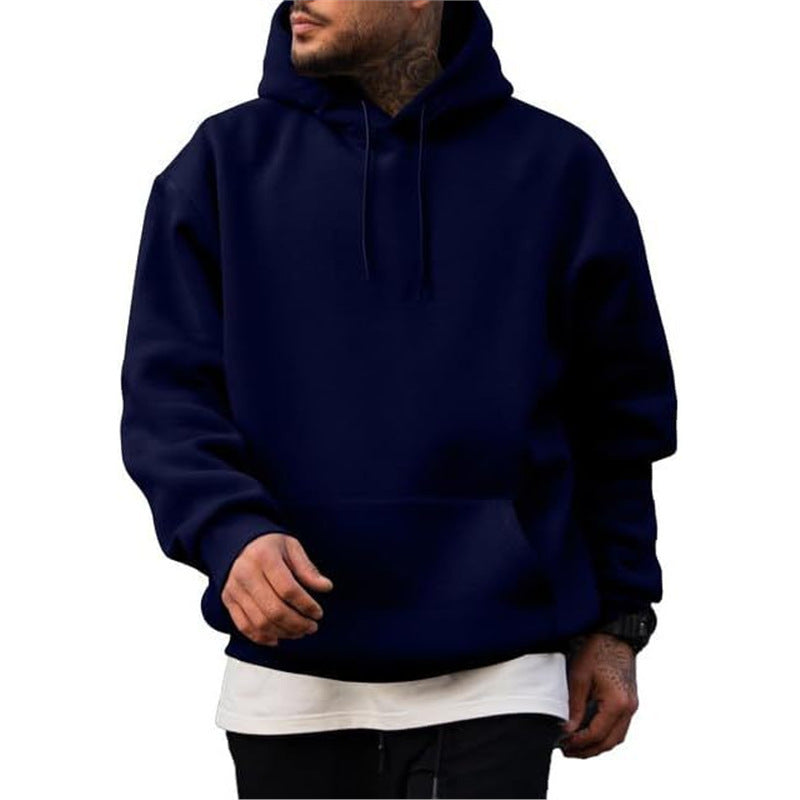 Thick Hoodie Solid Color Hoodie Men's Set Sweatshirt eprolo