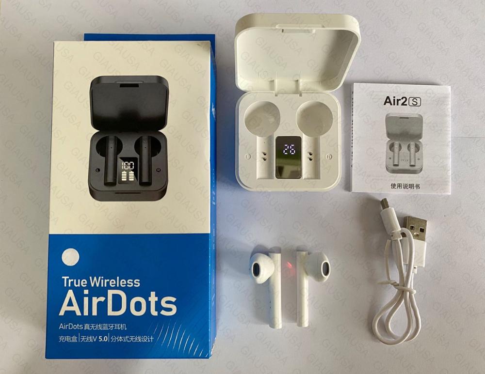 for Xiaomi Redmi Air2s TWS Wireless Bluetooth Sport Earbuds LED Display Touch Control HiFi Stereo Headphone With Dual Mic eprolo
