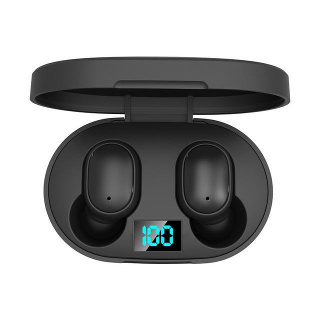 A6S Bluetooth Headsets For Redmi Airdots Wireless Earbuds 5.0 TWS Earphone Noise Cancelling Mic for Xiaomi iPhone Huawei Samsung eprolo