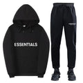 FEAR OF GOD ESSENTIALS couple suit sweatshirt men and women double line high street fashion brand autumn and winter two-piece suit eprolo