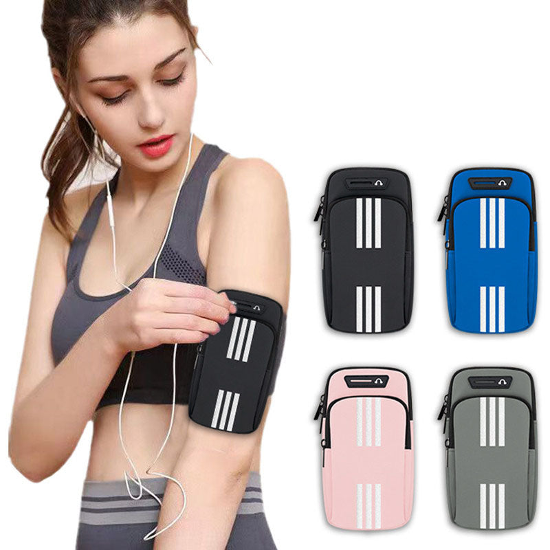 Sports Running Mobile Arm Bag Women's Fitness Wrist Bag Breathable Arm Strap Outdoor Cycling Fitness Arm Cover Men's Handbag eprolo