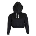 Autumn Women Hoodies Solid Crop Hoodie Long Sleeve Jumper Hooded Pullover Coat Casual Sweatshirt Top Sudaderas eprolo