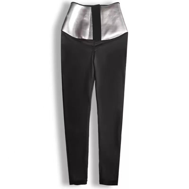 European and American breasted abdominal compression sweatpants, cropped pants, waist cinching yoga pants eprolo