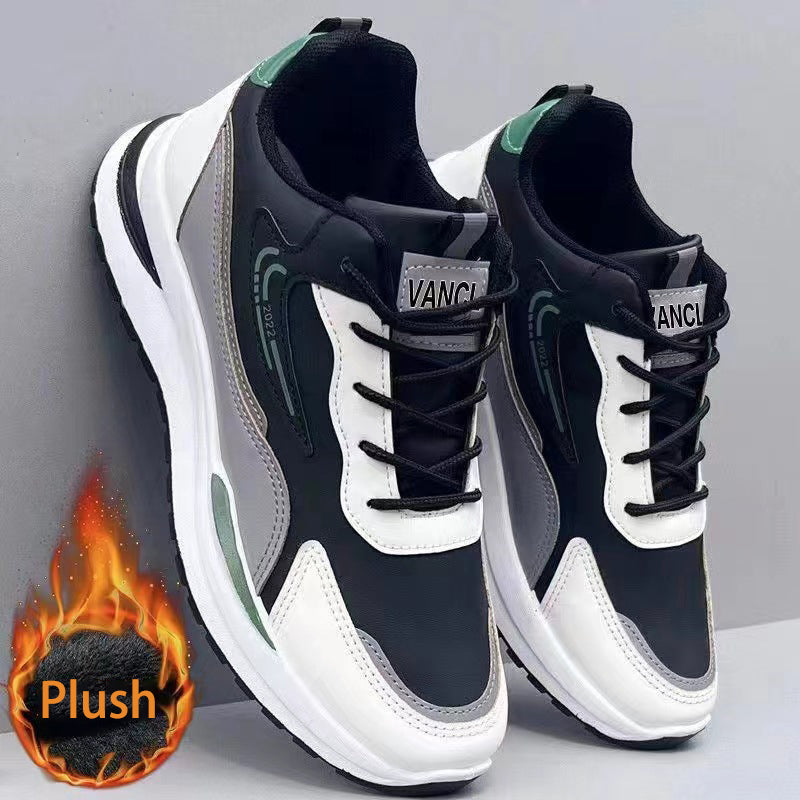 New Large Men's Shoes Sports Casual Shoes Mesh Breathable Shoes Black Men's Shoes eprolo