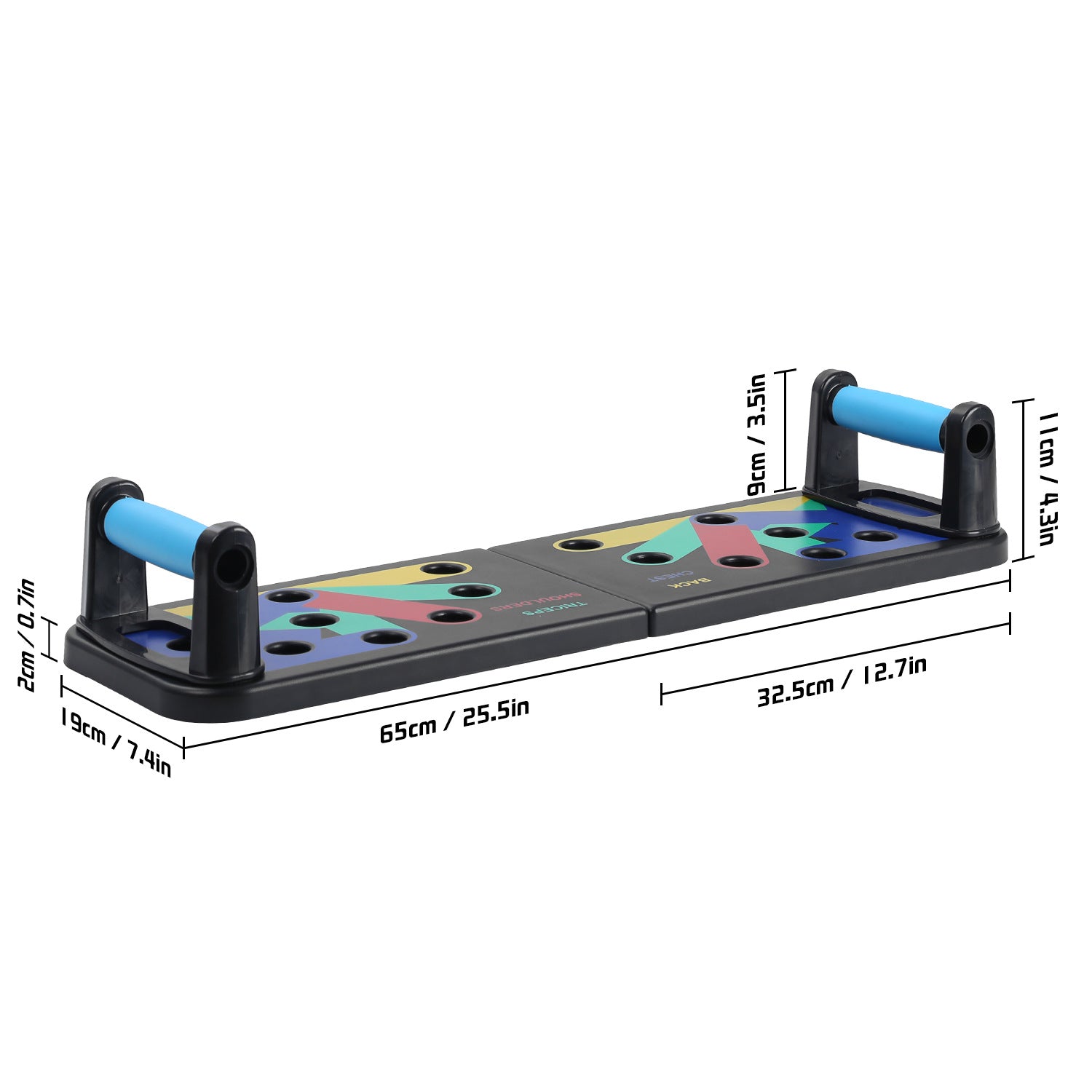 Foldable Multi-Function 12-Function 14-Function Push-Up Board Bracket Fitness Equipment Exercise Abs Board eprolo