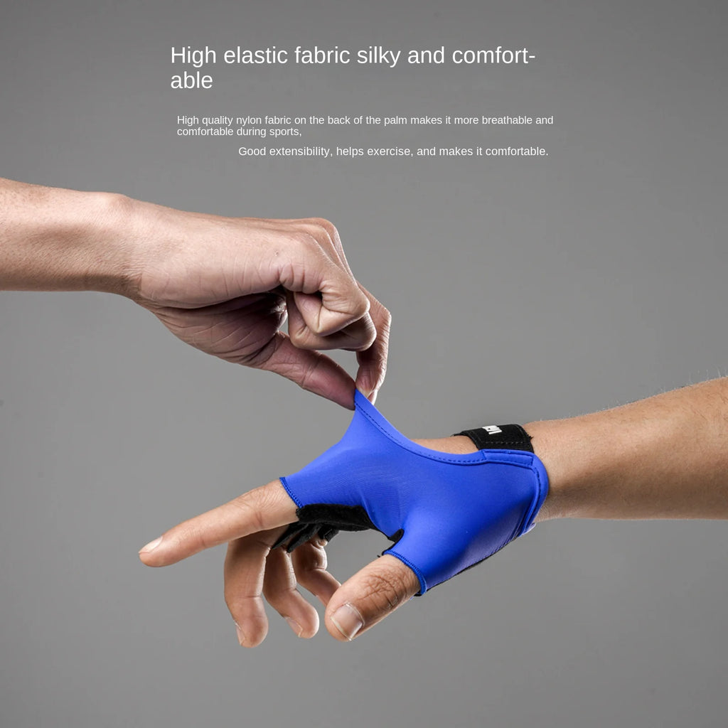 Fitness yoga gloves with half finger iron rubbing anti slip wear-resistant and anti cocoon gloves eprolo