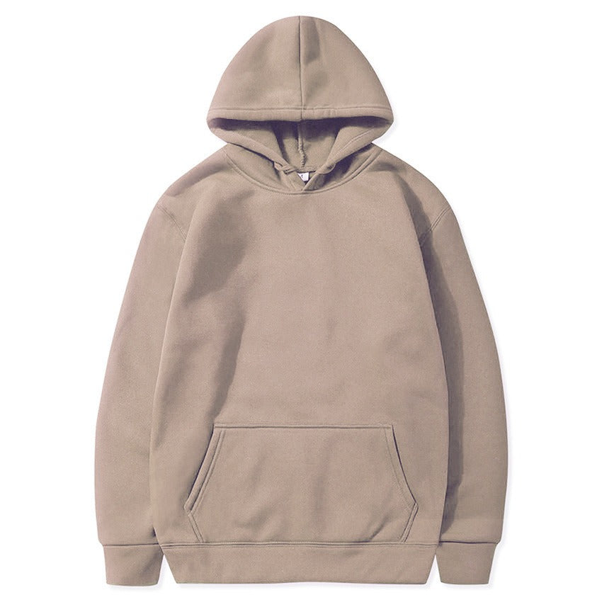 New style sweatshirt with plush hoodie, sports and leisure jacket, autumn and winter men's top, can be printed with logo eprolo