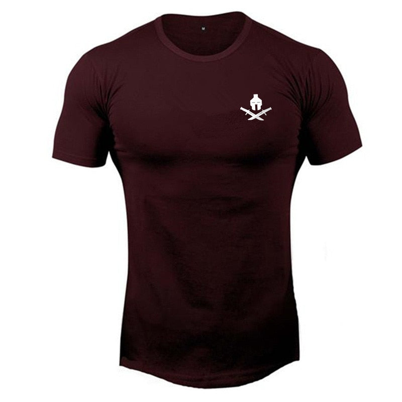 New brand Clothing fitness Running t shirt men O-neck t-shirt cotton bodybuilding Sport shirts tops gym men t shirt eprolo