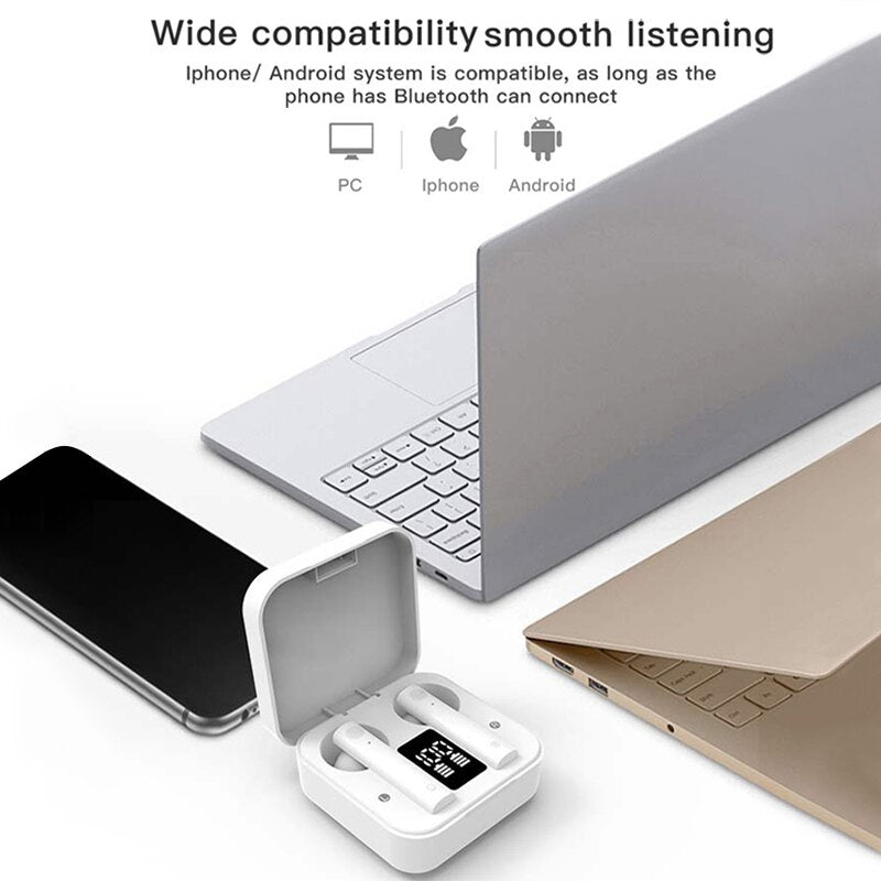 for Xiaomi Redmi Air2s TWS Wireless Bluetooth Sport Earbuds LED Display Touch Control HiFi Stereo Headphone With Dual Mic eprolo