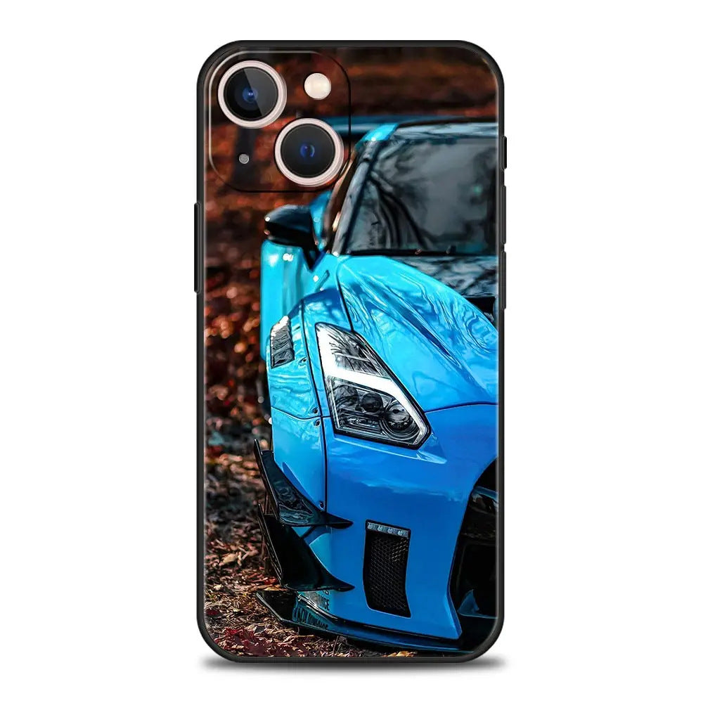 Suitable for iPhone 15 Japanese blue red JDM sports car phone case eprolo