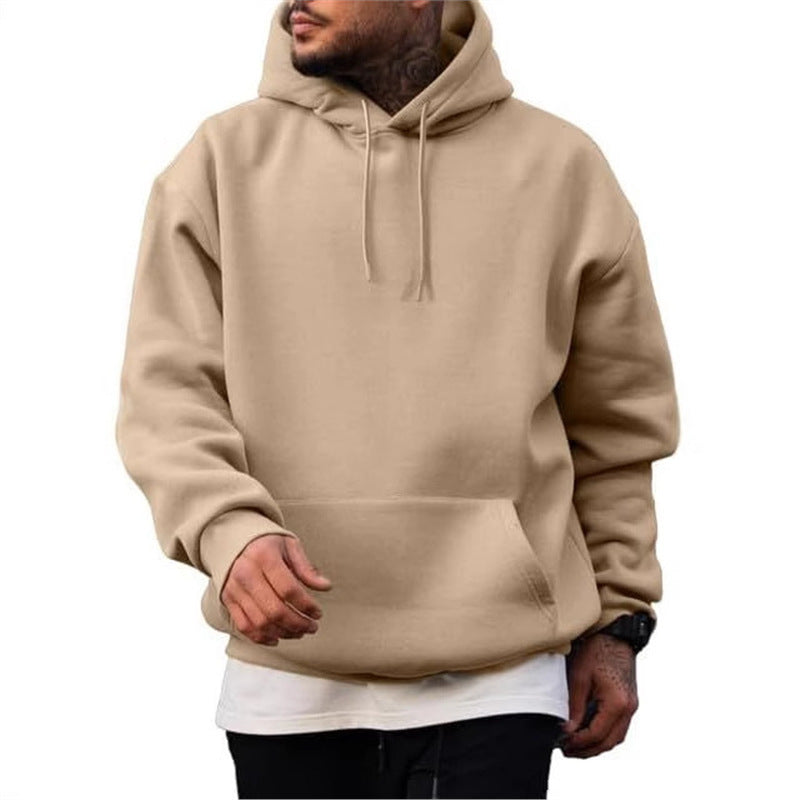 Thick Hoodie Solid Color Hoodie Men's Set Sweatshirt eprolo