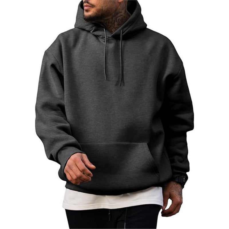 Thick Hoodie Solid Color Hoodie Men's Set Sweatshirt eprolo