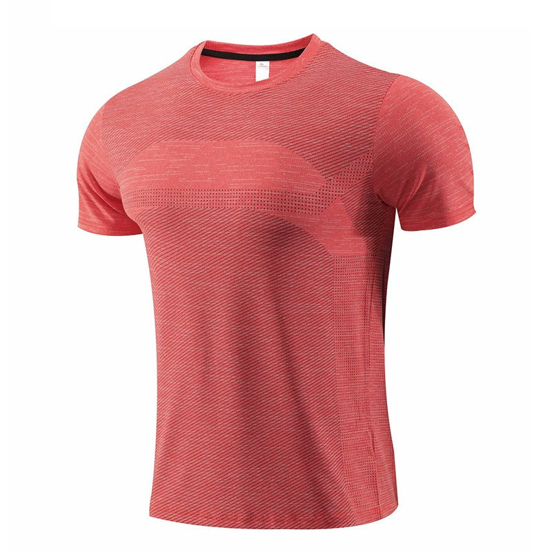 Men's short sleeved sports T-shirt, quick drying clothes, summer running clothes, fitness clothes eprolo