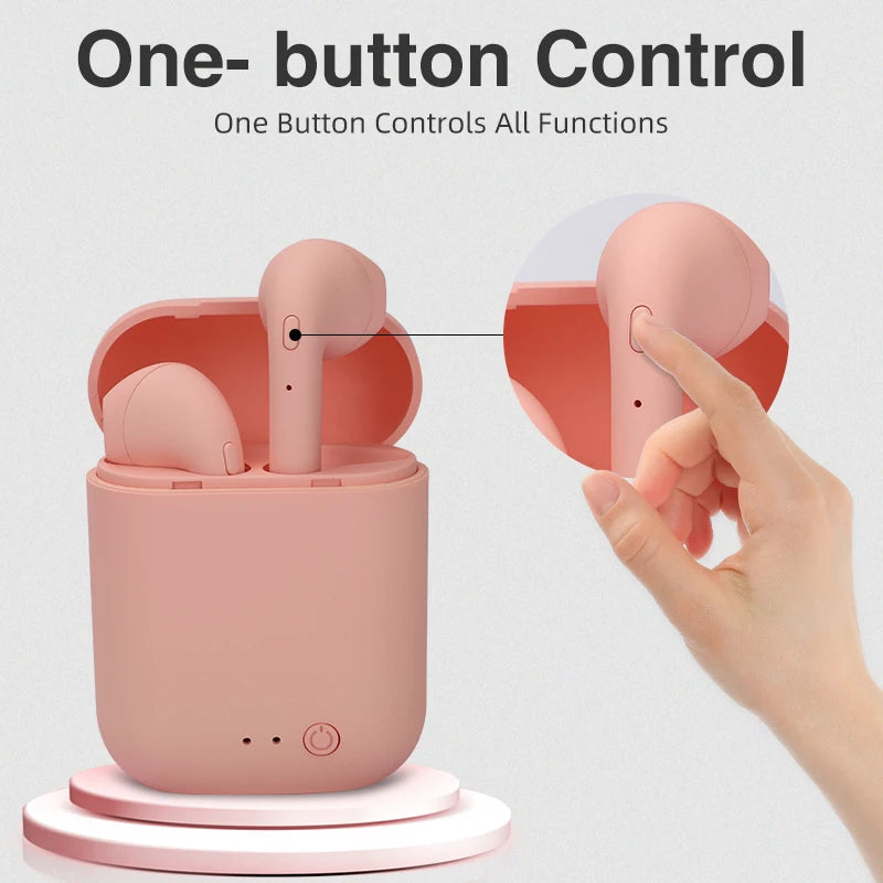 Mini-2 TWS Wireless Earphones Bluetooth 5.0 Earphone TWS Matte Macaron Earbuds With Mic Charging Box Headset Wireless Headphones eprolo