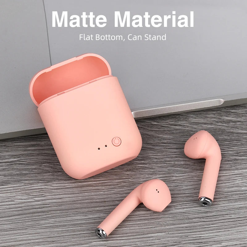 Mini-2 TWS Wireless Earphones Bluetooth 5.0 Earphone TWS Matte Macaron Earbuds With Mic Charging Box Headset Wireless Headphones eprolo